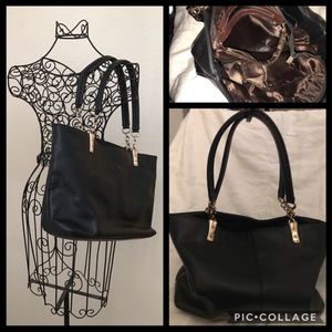 Black shoulder purse/tote